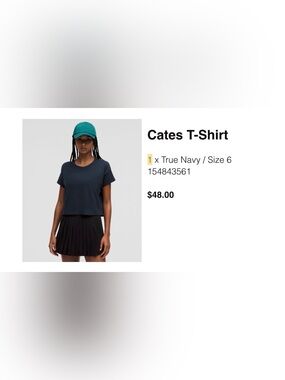 lululemon athletica Cates Tee — True Navy
